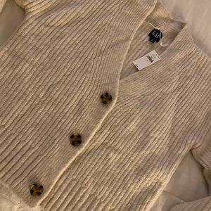 GAP Classic Cotton Rib Cardigan